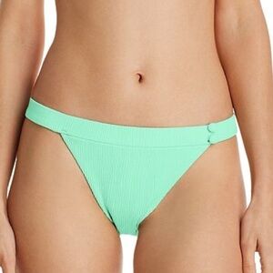 𝅺RED Carter Banded Hipster Bikini Bottom NWT Size L